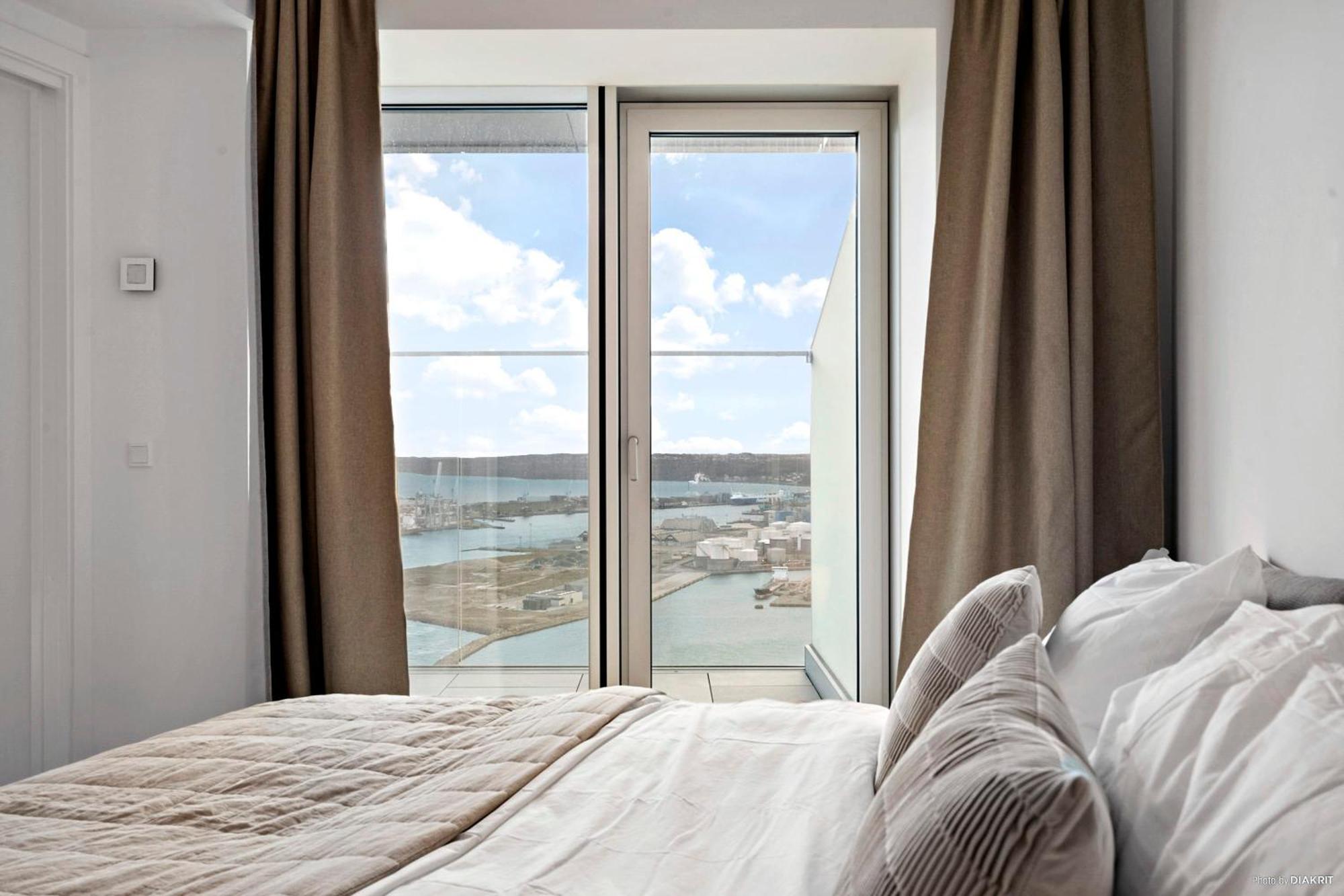 Apartment View In Denmark From 40th Floor *